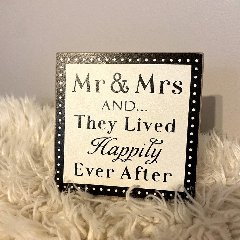 Home decor sign 6x6 inch